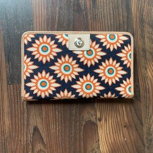 Spartina 449 Colorful Pattern Magnetic Snap Wallet